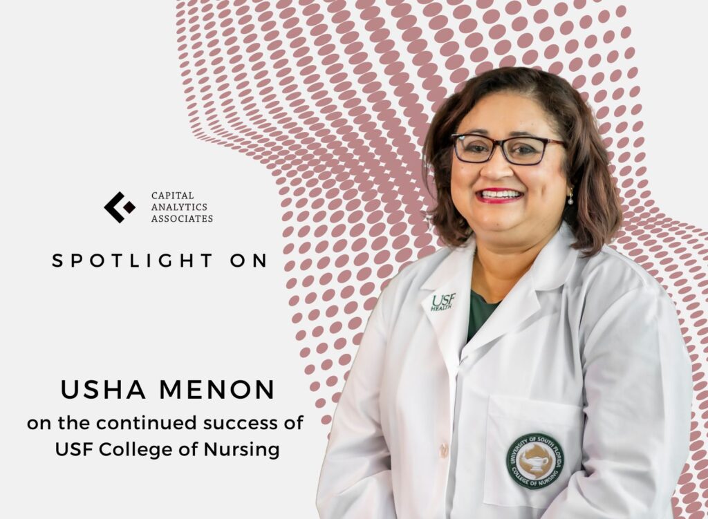 Spotlight On: Usha Menon, Dean/Senior Associate Vice President, USF College of Nursing/USF Health