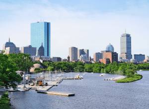 Boston city landscape