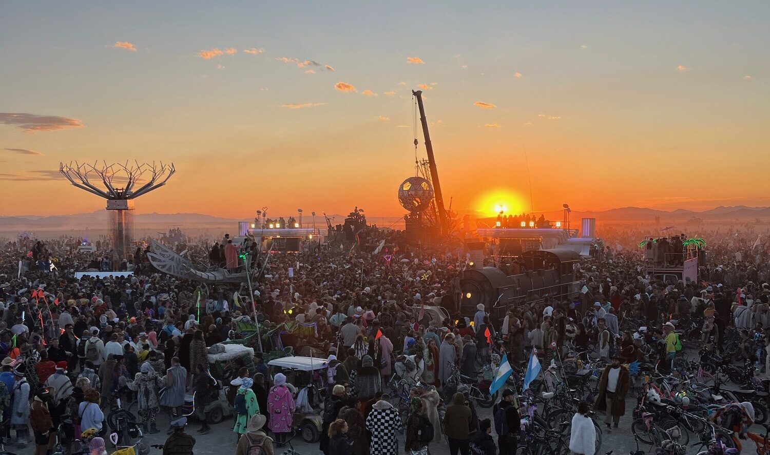 Burning Man-Sunset