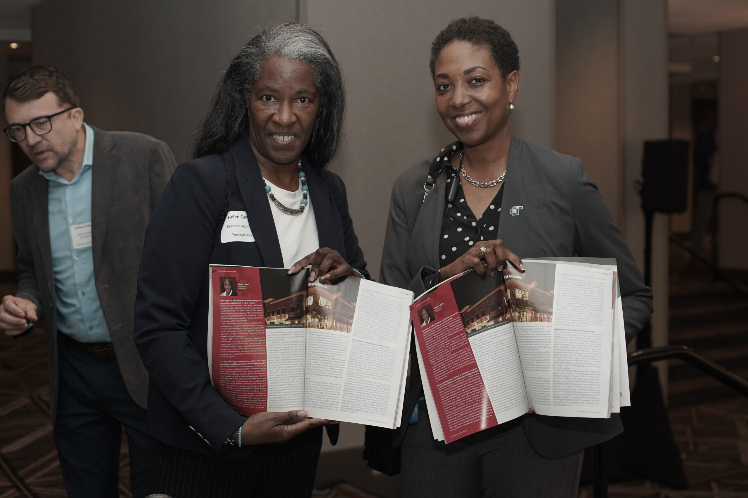 Invest Houston summit networking 