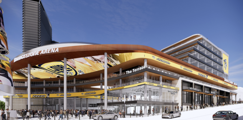 Nashville Predators project rendering