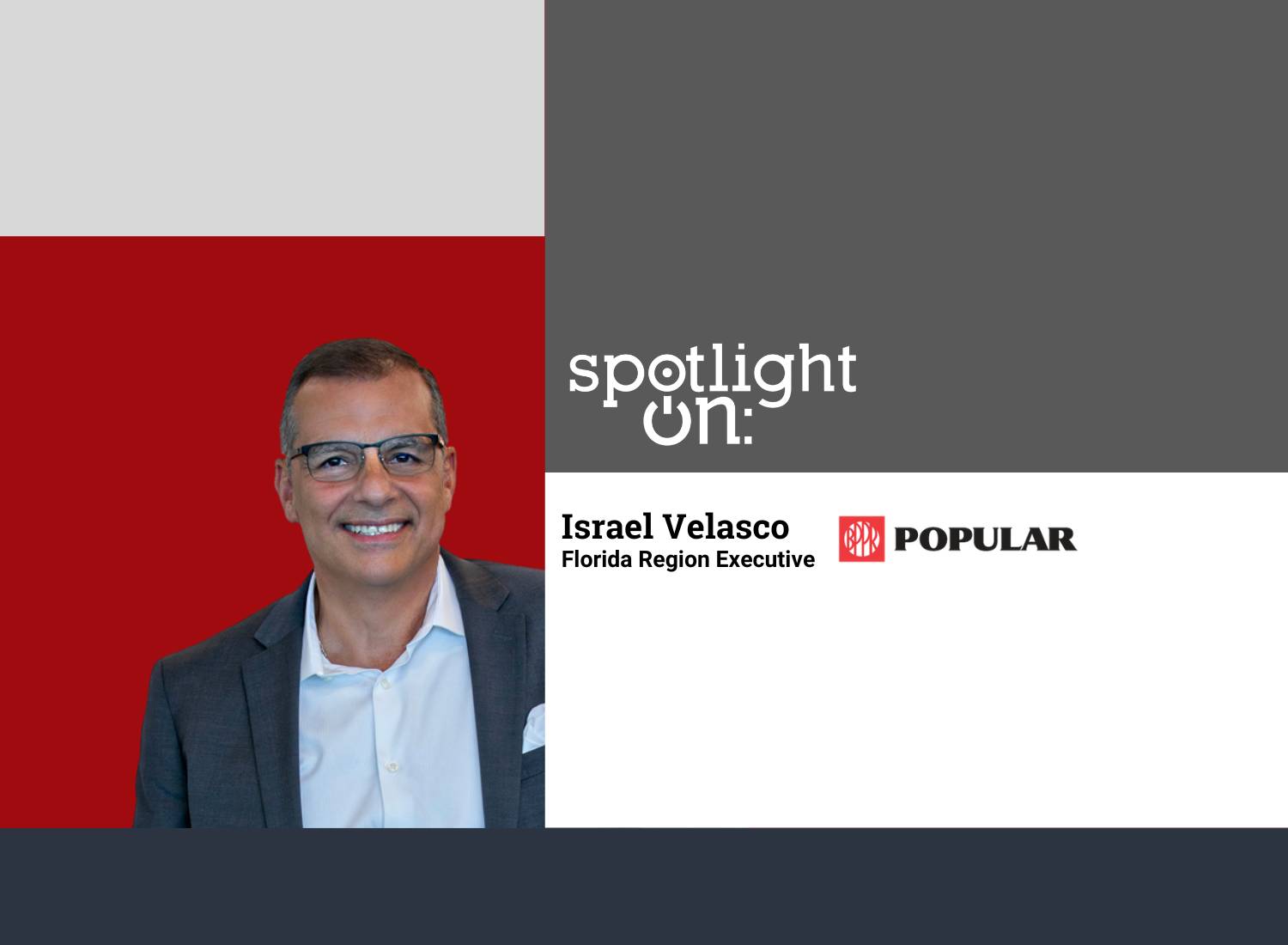 Israel Velasco spotlight on