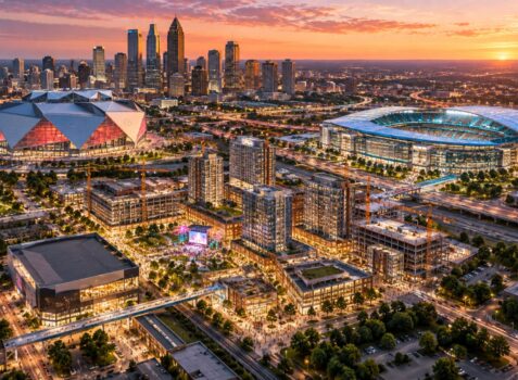 sports and entertainment districts