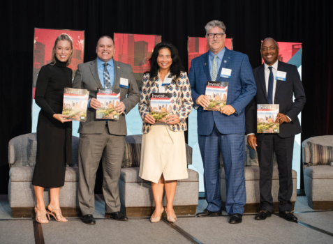 Invest Houston leadership summit panel photo